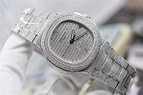 patek philippe watch nautilus replica|patek philippe nautilus full diamond.